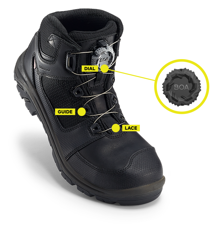 Figure Munching He Steel and Composite Toe Work Boots | BOA®