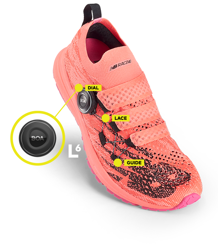 running shoes with boa system