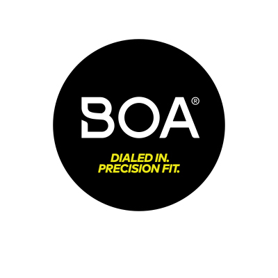 BOA Dialed In Precision Fit logo