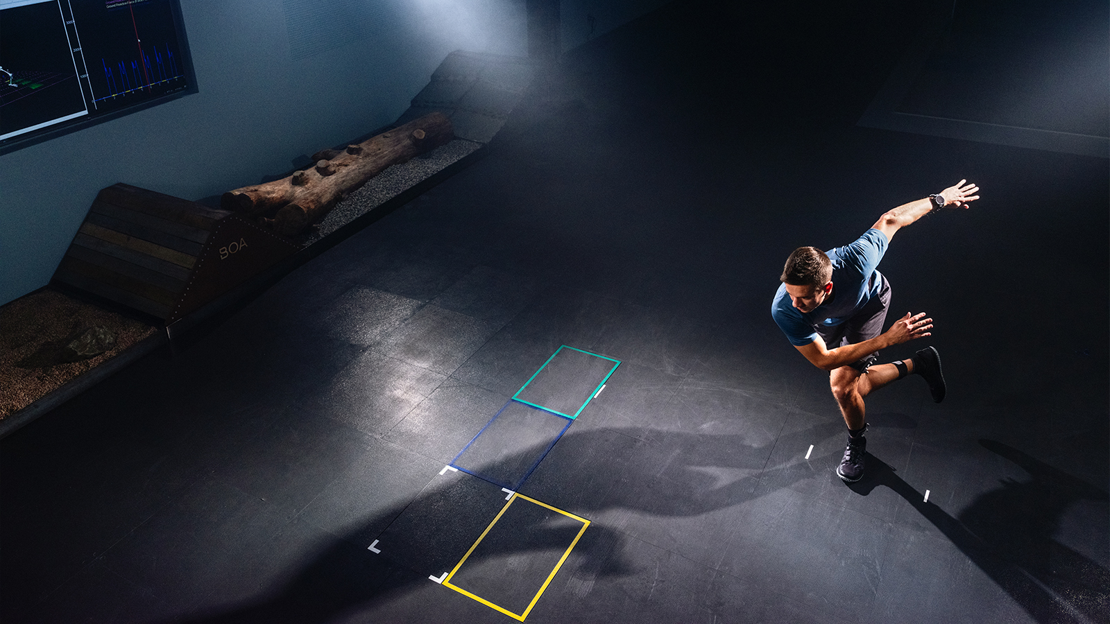 Speed and agility testing in the BOA Performance Fit Lab