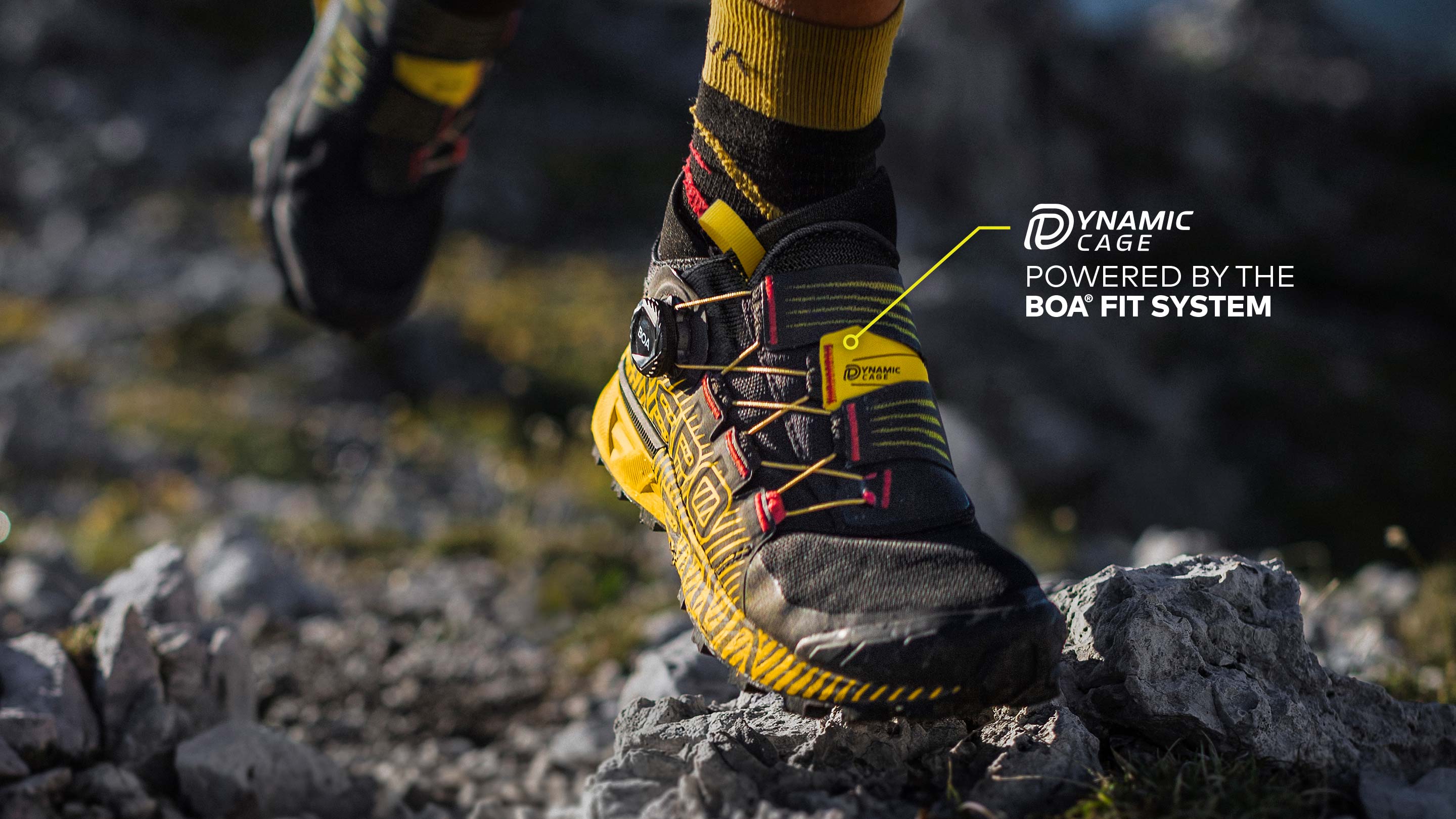 BOA-powered La Sportiva Cyklon trail running shoe with Dynamic Cage
