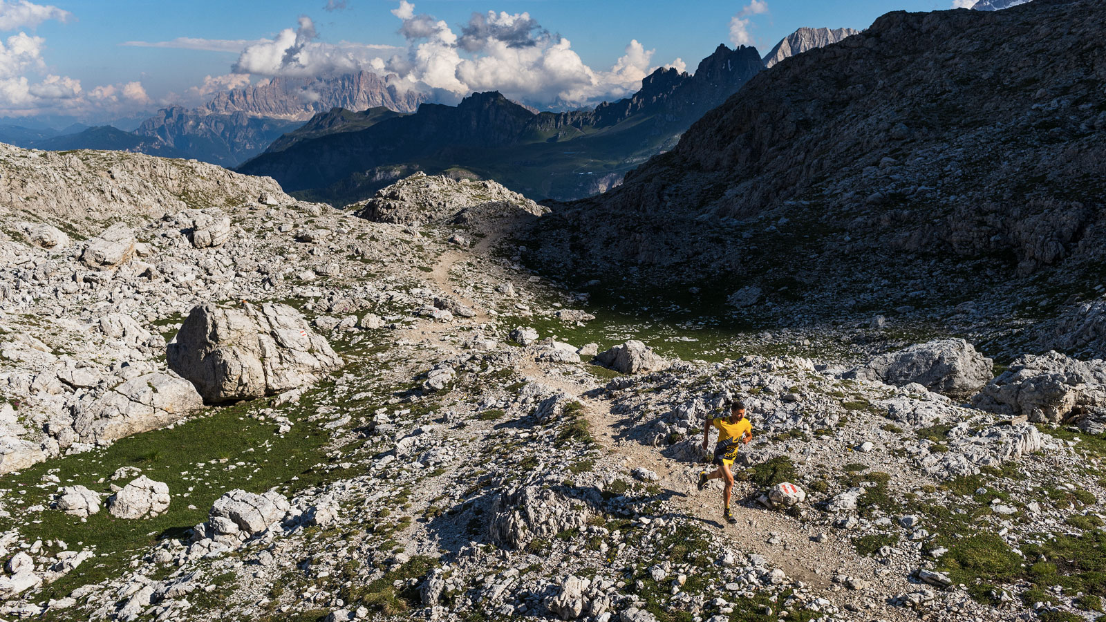 Nadir Maguet distance trail running in the Dolomites