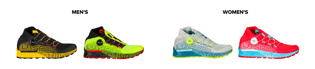 La Sportiva Cyklong BOA-powered trail running shoes colorways