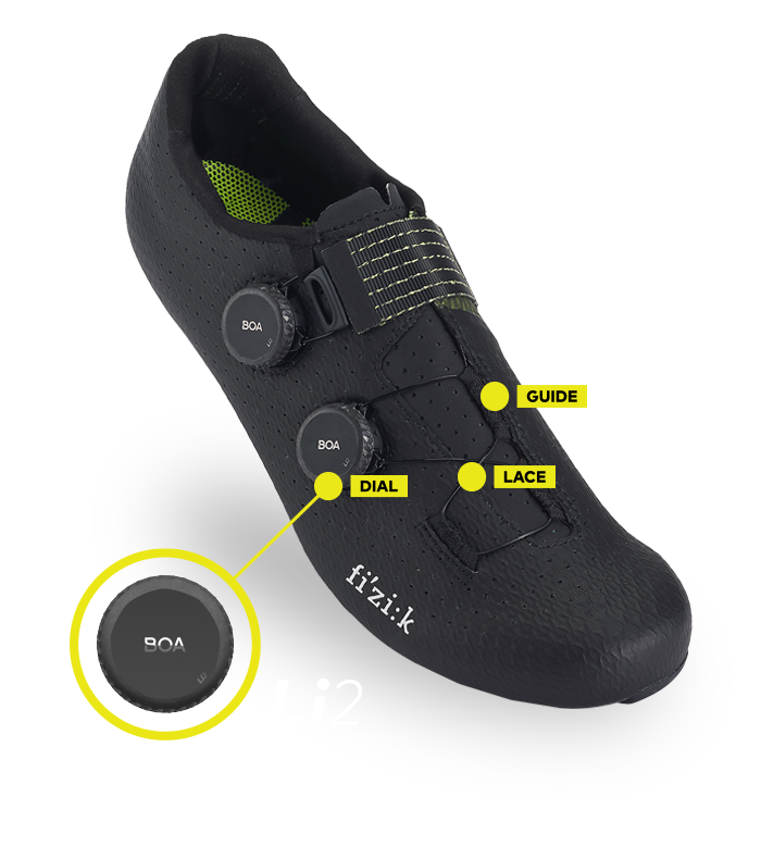 road cycling shoe with the BOA Fit System