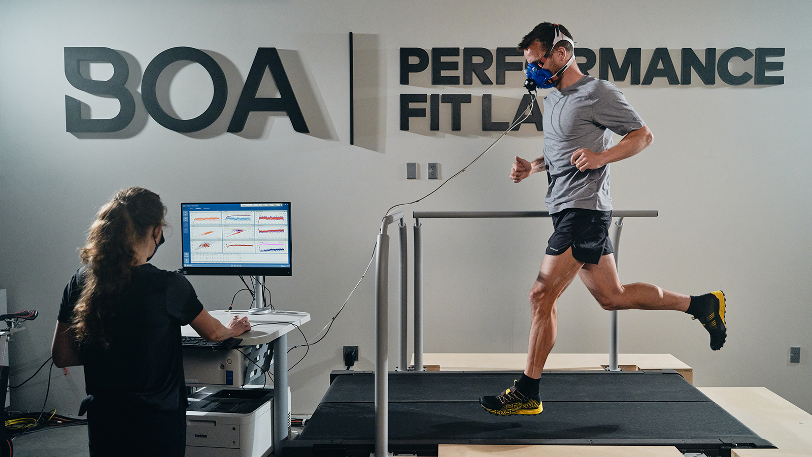 VO2 Max test in the Performance Fit Lab