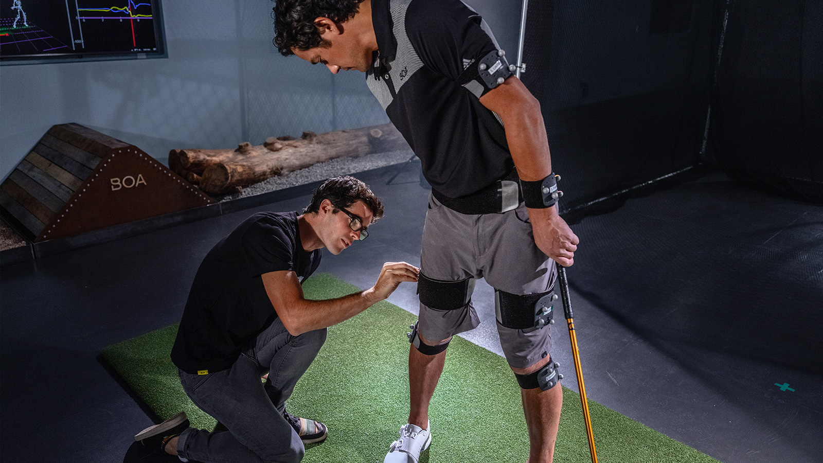 Placing sensors in the Performance Fit Lab