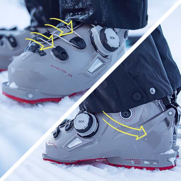 boa ski boot graphic