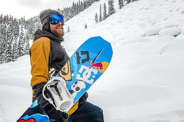 Travis Rice snowboard