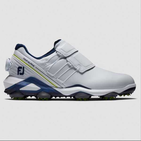 シューズ FootJoy - TOUR ALPHA TRIPLE BOA 24 55547 WT/NV/RD Tour Alpha Triple BOA - FootJoy